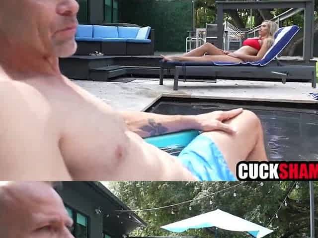 Fit mother I'd like to fuck screws cuckold spouse's ally outdoors