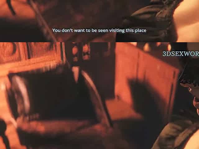 Coarse Surprise for Yennerfer and Ciri ended with Cum Gulp (CG Hentai)
