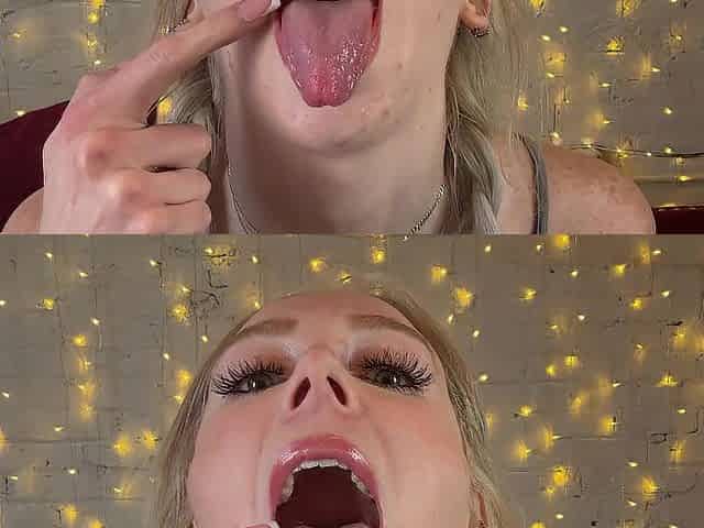 Face Fetish JOI Shoot Your Load Down The Back Of My Mouth Cum Countdown - Remi Reagan