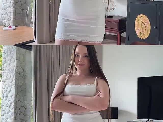 Stepdad rewards me with facial in POV
