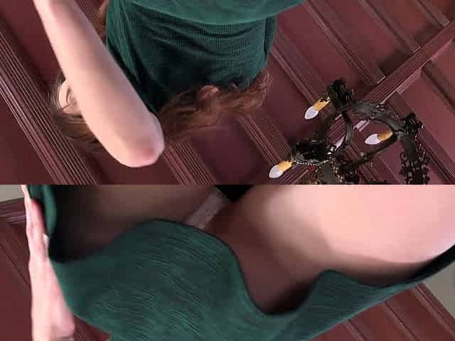 InTheCrack-Anya Olsen, Up Skirt And Closeup Pussy