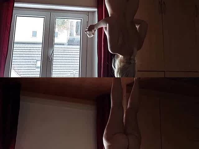 Amateur Blonde Mature Wife, Natural Nudity