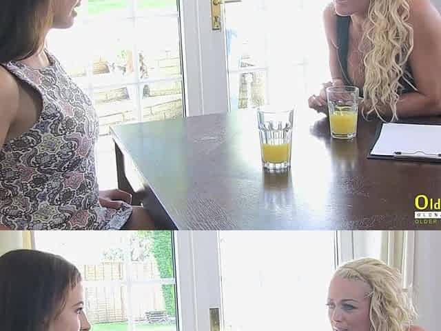 hawt boss at job interview