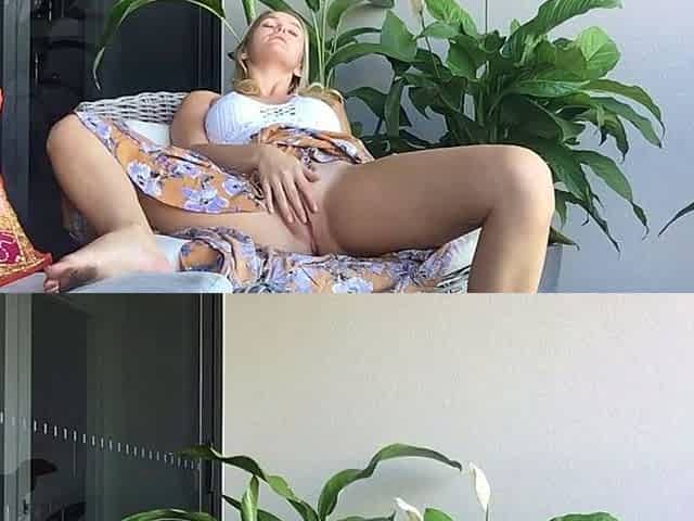 Beautiful blonde nanny and big boobed blonde MILF get pumped
