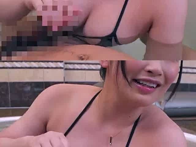 Asian Mom In White Top Pulls Out Her Big Boobs