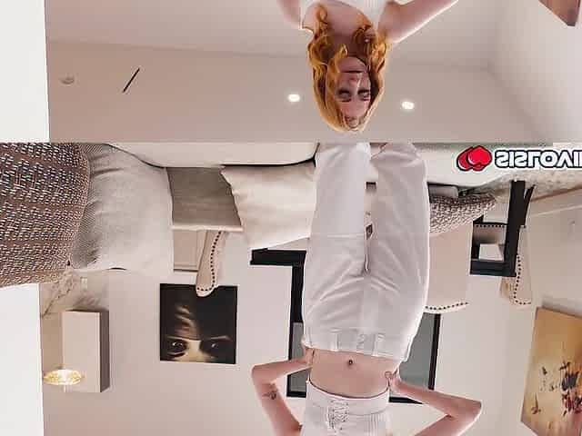 Stepsister Pleasuring Her Stepbrothers Big Cock So Good