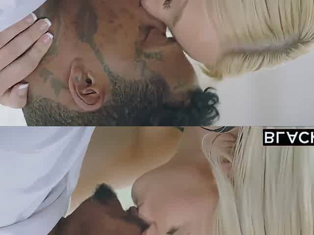 Blonde High Class Delivery Hottie Ravaged By A Big Black Cock