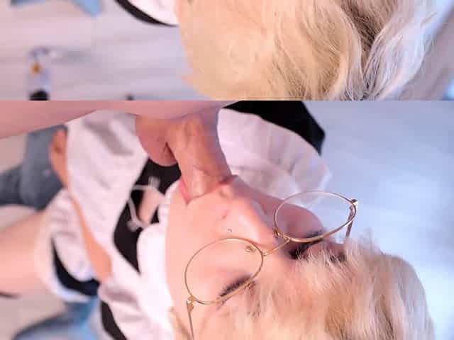 Amateur Blonde Blowjob CIM