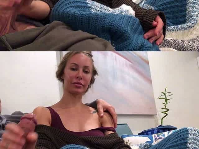 Cute latino brunette takes big cock