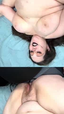 Sexy BBW Halloween Anal Creampie