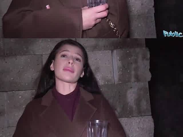 Lonely Party Angel Creeps Off for Casting - Public Agent