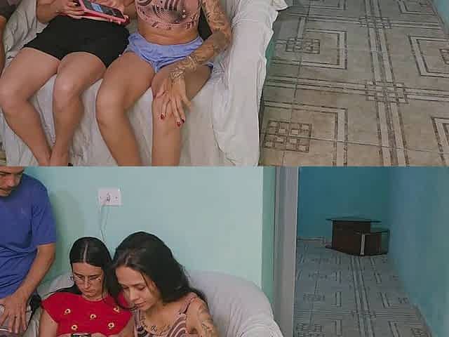 Risky Sex with Wife's Friend Caught in the Act