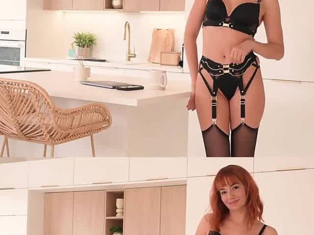 Sexy Buxom Bubble-assed Redhead Hottie Gets Her Pussy Licked, Fingered & Pounded With Massive BBC