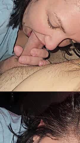 Large Tit Lalin girl mother I'd like to fuck Sucks Large White Dong!