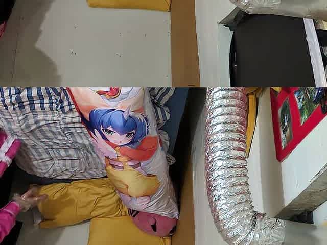 PVC Bonnet Sissy Body Pillow Humping and Vibraitor