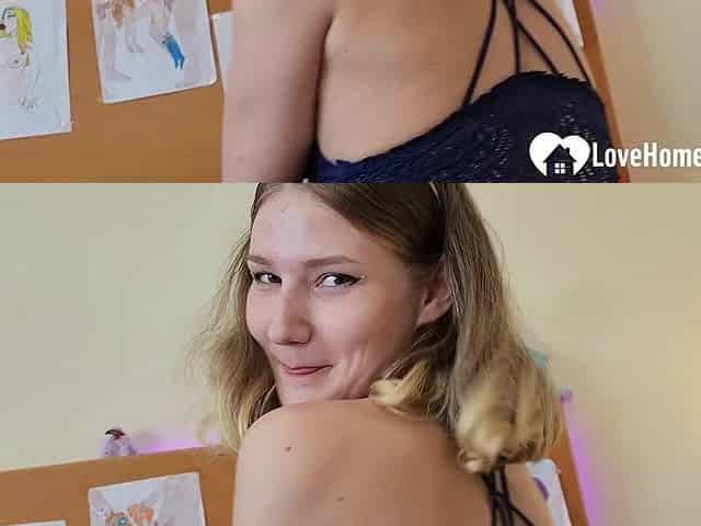 Cutie in lingerie got my big BBWs one-eyed snake