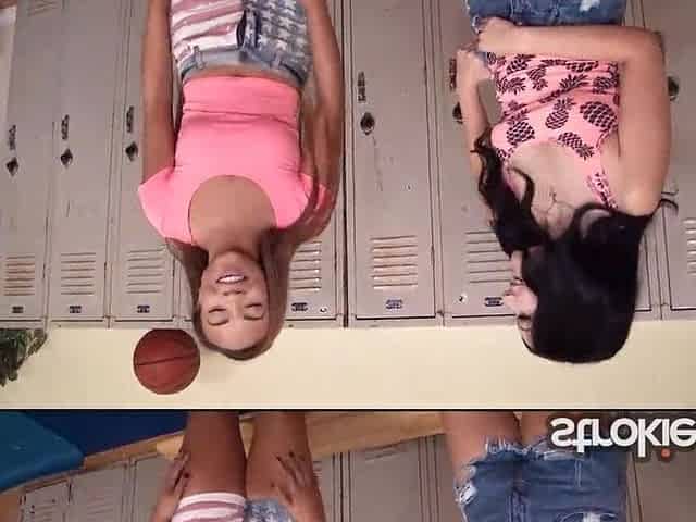 STROKIES Karly Baker teams up with Jamie Marleigh for a wild tugjob treat