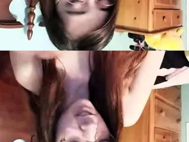 Hot amateur webcam teen masturbates for their fans