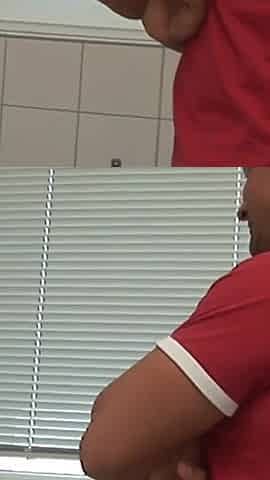 Big muscle cock in sexy milf...toilet sex