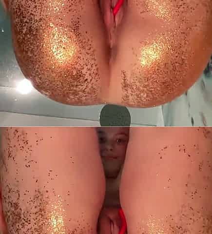 Awesome Show in the Shower with Glitter.