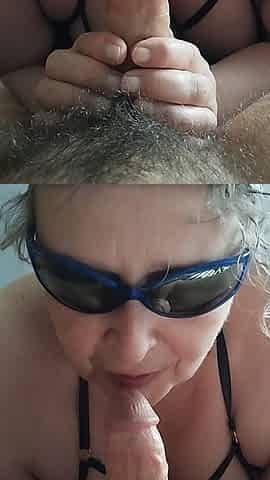 Mature Licking Blowjob
