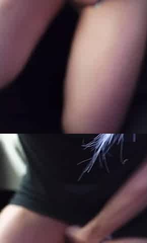 Cute couple having hot anal sex in a car in front of everyone