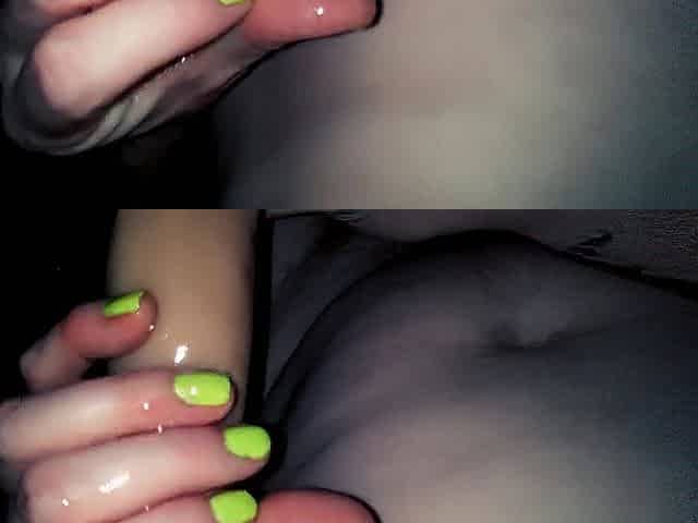 FTM Yaoi Painted Nails Tugjob and Masturbation Solo