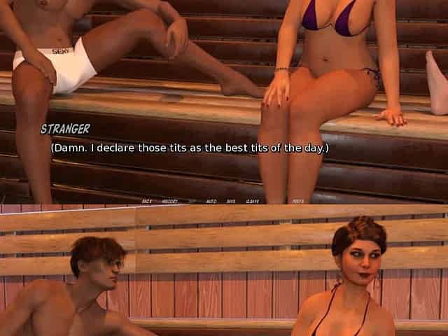 Hotwife Ashley Slutty Housewife And Two Guys In The Sauna Ep 33