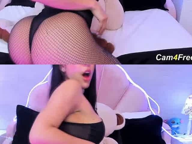 Horny Latina Pleasures Herself in Her Room