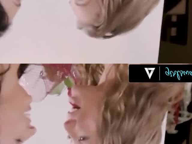 Elegant Lena And Hot Kissing Clip With Ivy S, Lena Paul And Ivy Lebelle