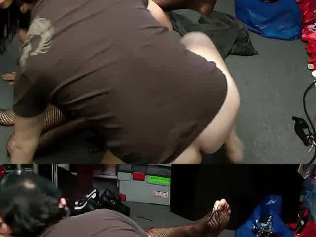 2 lewd whores have sex with every other and then jointly with a penis and a thong-on sextoy.