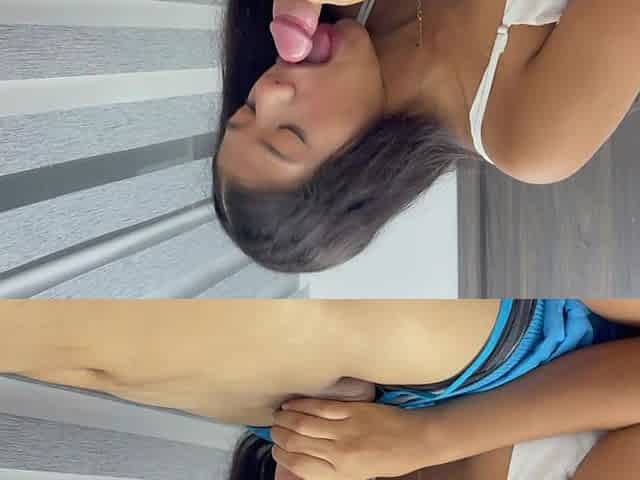 Neighbor Receives Her Horny Neighbor and Her House with a Huge Cock to Be Fucked Hard While Her Husband Is Away