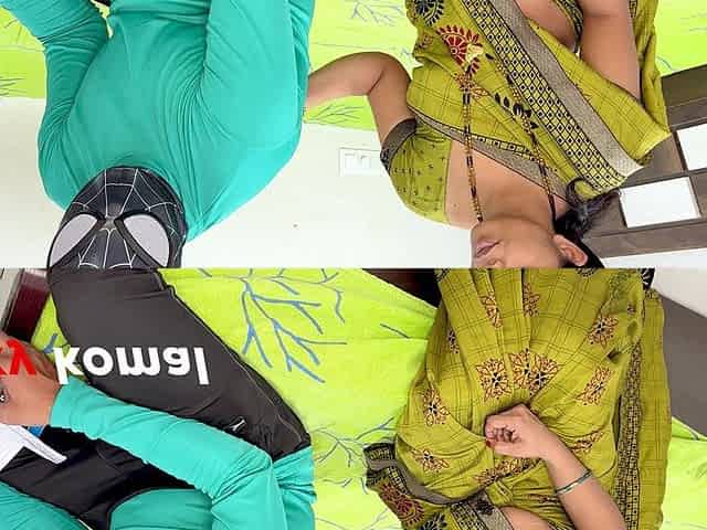Komal's Young Boy Saw His Mother's Sexy Dress and Penetrated Her Ass