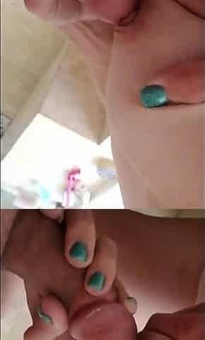 Lady J's Cock Sucking Skills - Big Tits MILF Nipples Action