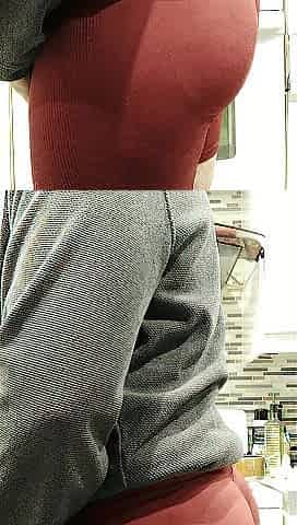 Bulky booty naked