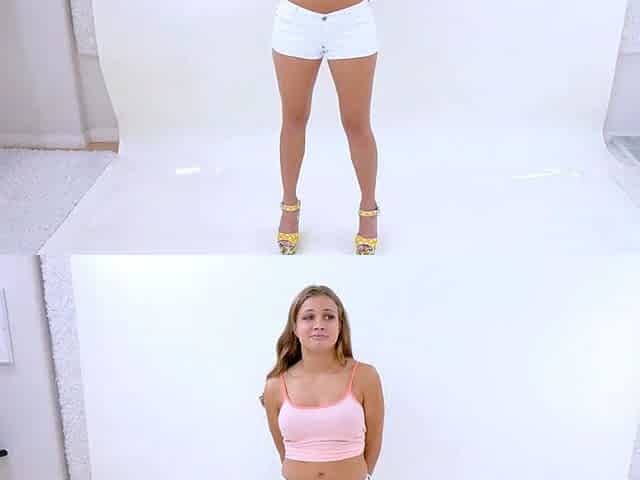 Busty Blonde Amateur Gets Naughty in Steamy Casting