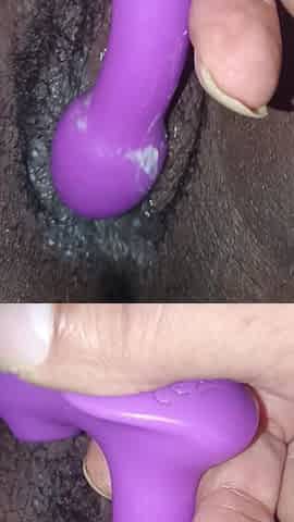 Creamy Black Pussy!!