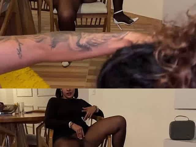 Juicy tits, bootie tattoo, hand job, ginormous butt, doggy style, jism swap, spunk in throat - XXX!