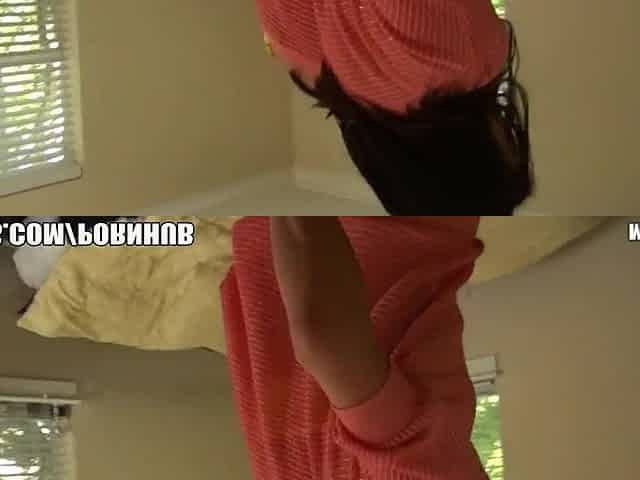 Amateur with a bubble ass makes a home sex tape
