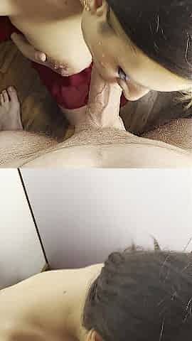 Screw my breasts and cum