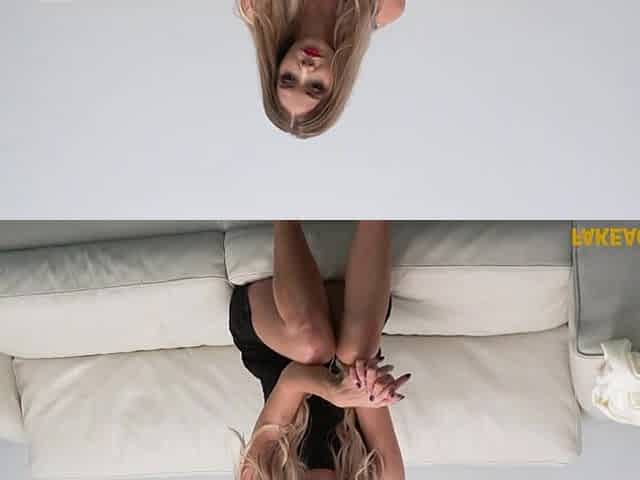 FULL CASTING with Tall Blond with jaw dropping CONSUMMATE BODY - Fake Agent