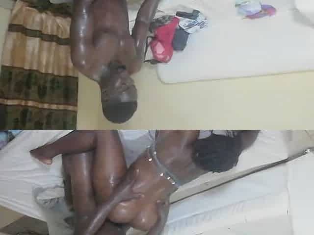 Stepmom Wants to Taste the Stepson's Black Cock
