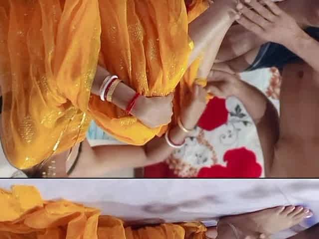 Indian Desi Newly Married Wife Ronamce with Her Stepbrother in Low, When She Was Alone at Home