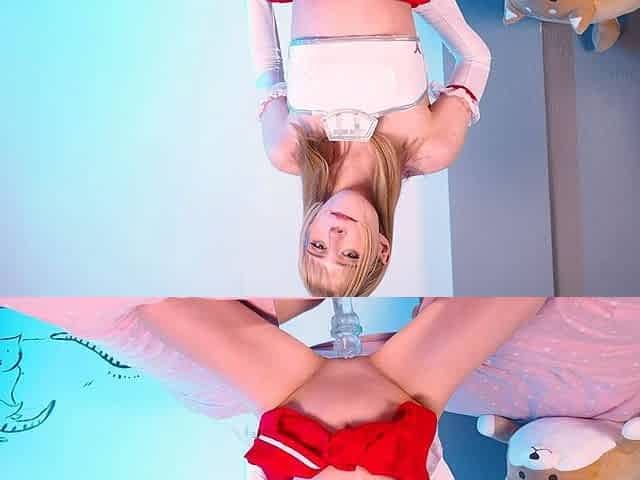 Cute blonde teen Lindsey solo toying pussy and ass