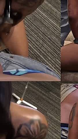 Beautiful Ebony Secretary Lets Me Fuck Her Pink Pussy and Cum on Her Face