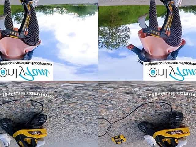 VR CG Shoeplay Dangling Dipping Crush Beauty Feet Socks Gal Shoes Virtual Reality VR Shoe Play Cutie