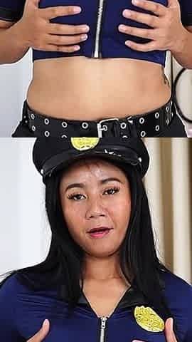 Naughty Cop Nipple Play