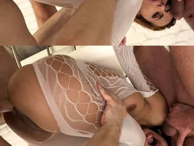 AnalVids-Squirting Wars Four on Two, Veronica Leal DP &