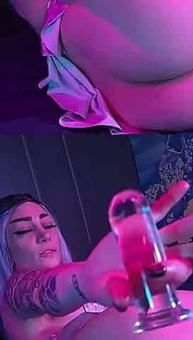 Cumming All Over the Kinky Rave Girl Live! Part 1