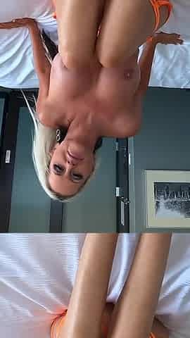 Cheating Blonde MILF Needed My Fat Cock